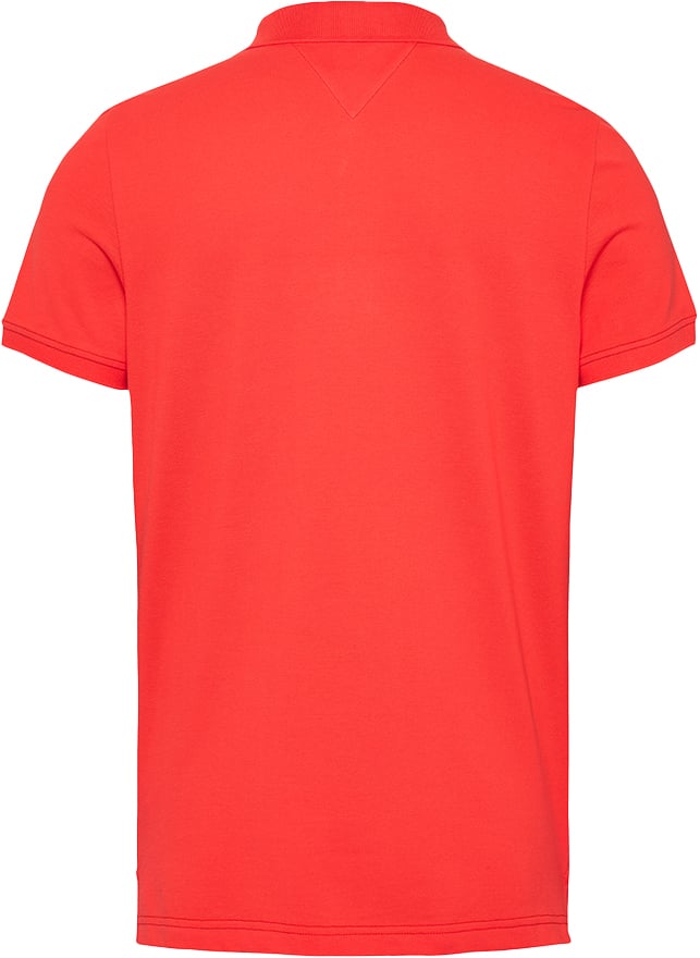 Tommy Jeans Tommy Jeans Slim Placket Polo EXT Rood