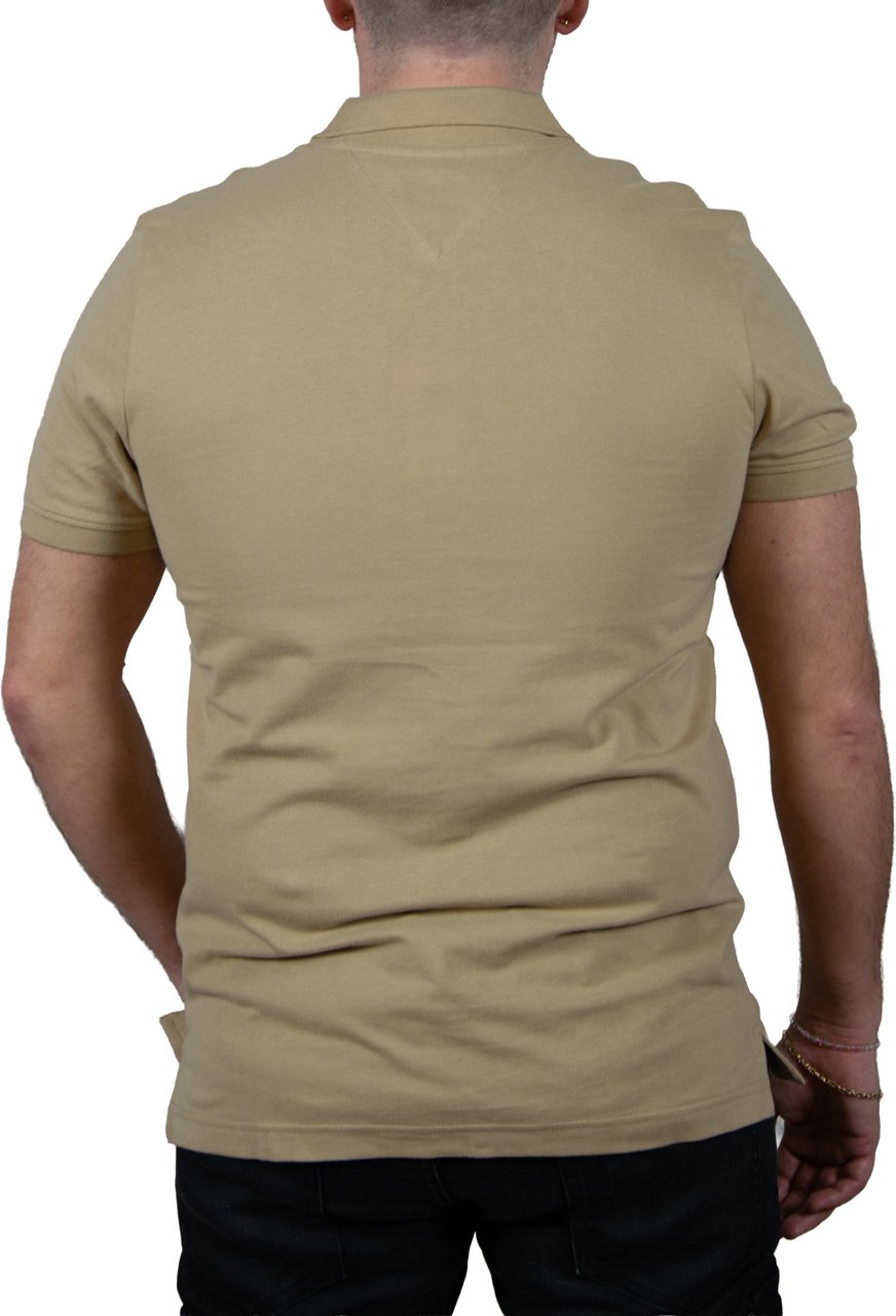 Tommy Jeans Tommy Jeans Slim Placket Polo EXT Beige