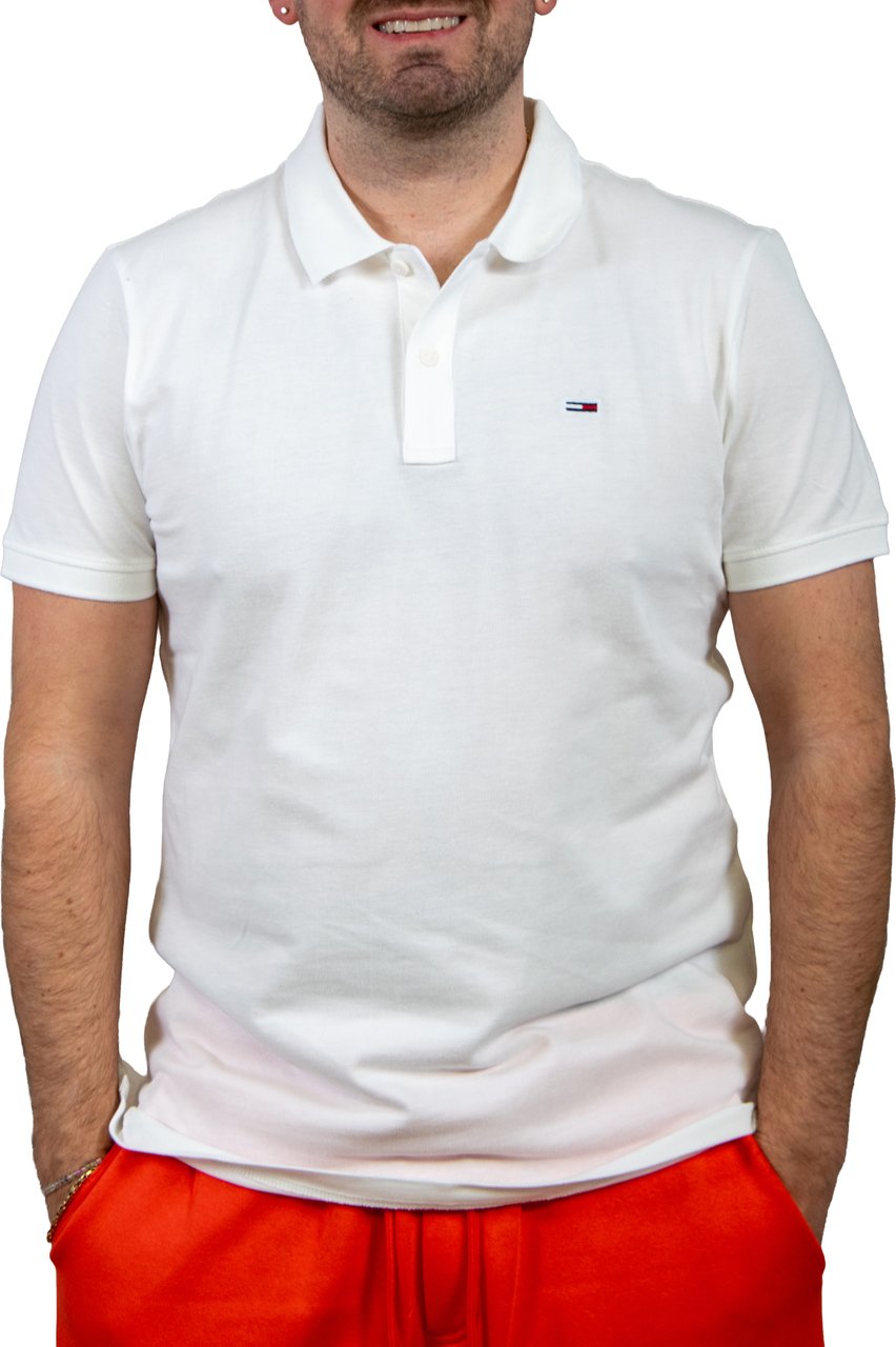 Tommy Jeans Tommy Jeans Slim Placket Polo EXT Beige
