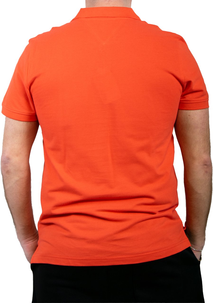 Tommy Jeans Tommy Jeans Slim Placket Polo EXT Rood