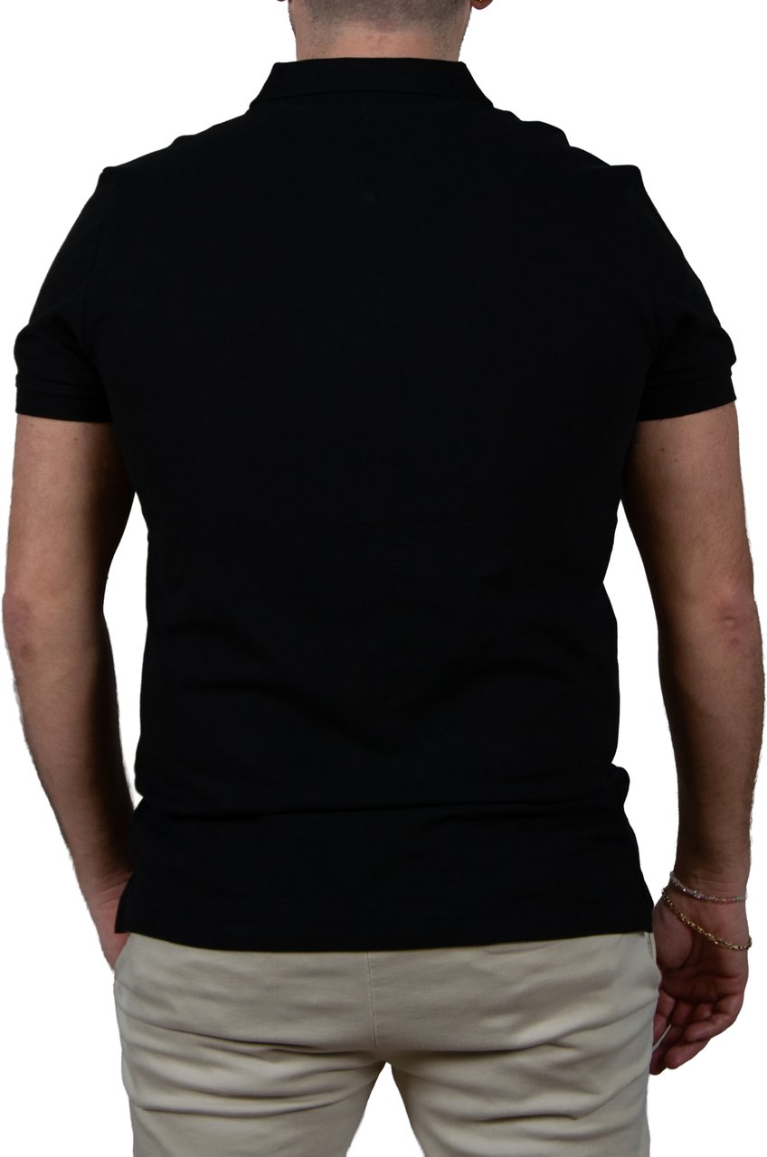 Tommy Jeans Tommy Jeans Slim Placket Polo EXT Zwart