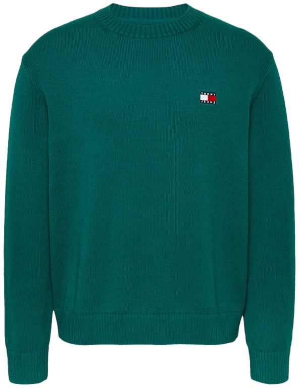 Tommy Jeans Reg Badge Sweater Groen