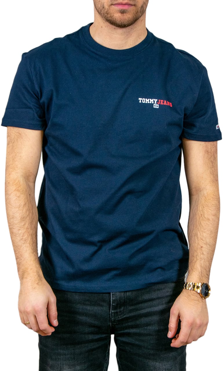 Tommy Jeans Reg Dna Graphic Tee Blauw