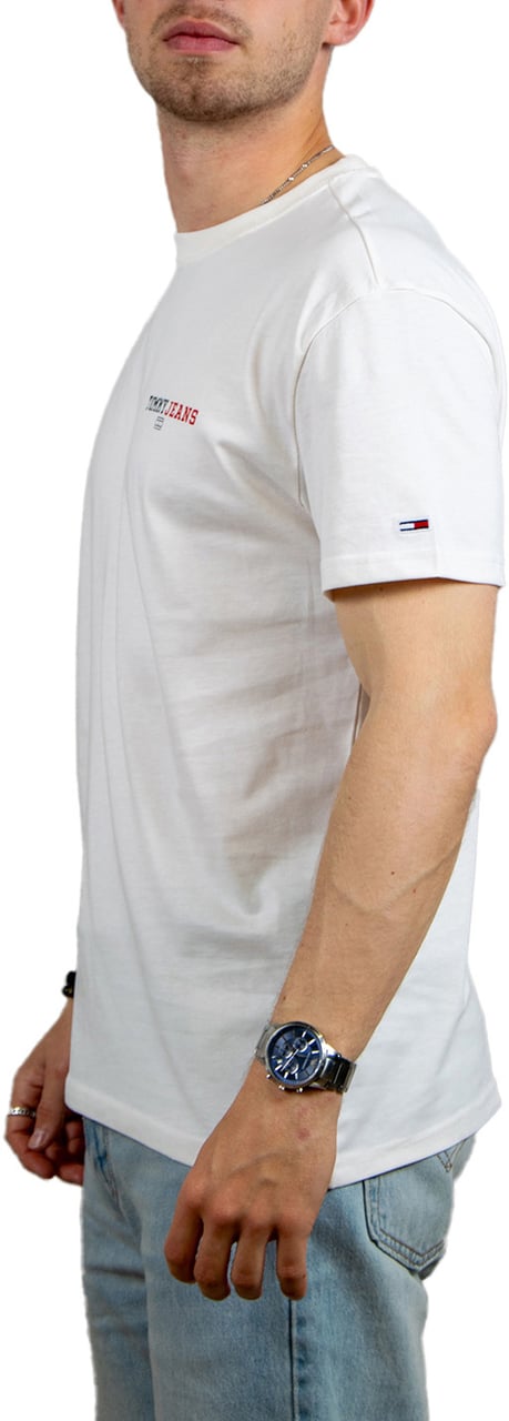 Tommy Jeans Reg Dna Graphic Tee Wit