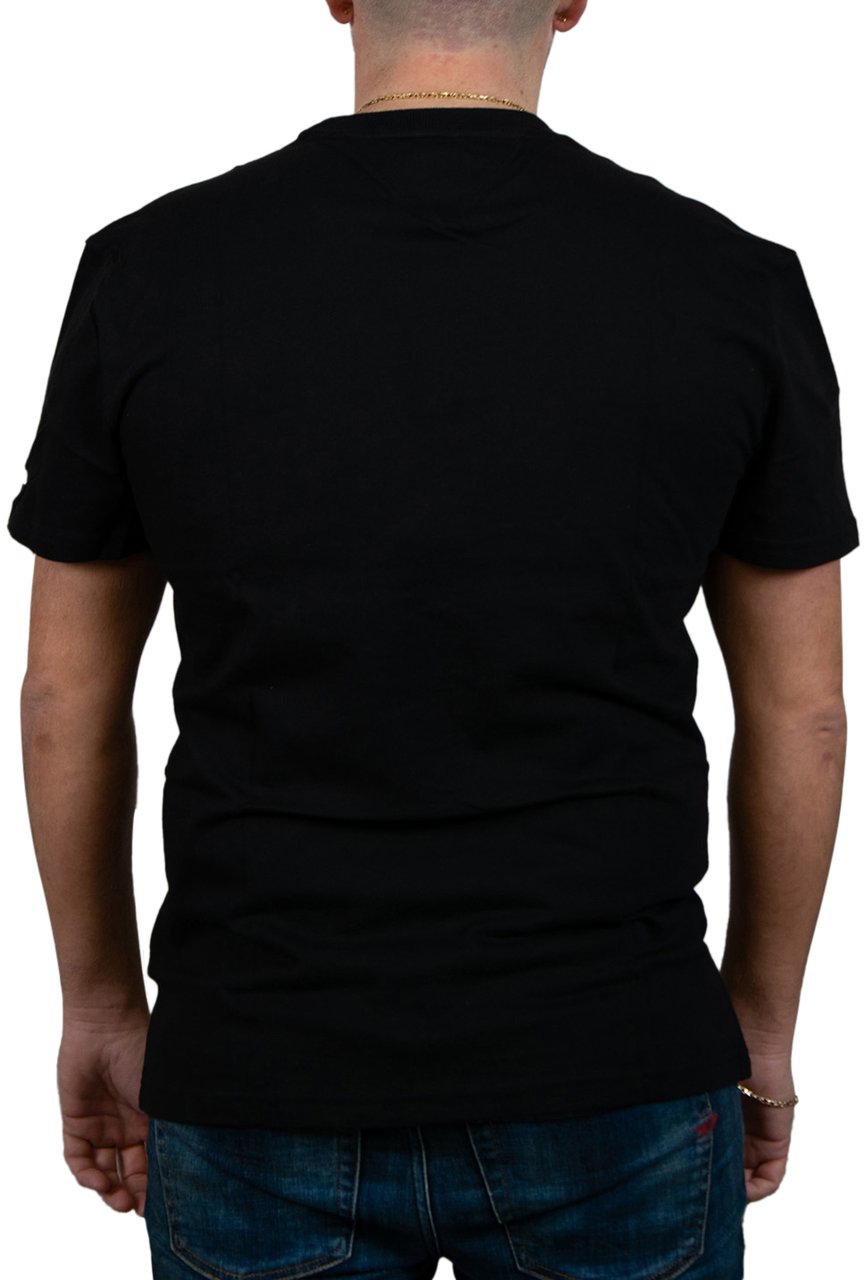 Tommy Jeans Reg Rwb Signature Tee Zwart