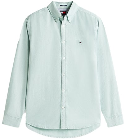 Tommy Jeans Tommy Jeans Reg Oxford Shirt Ext Groen