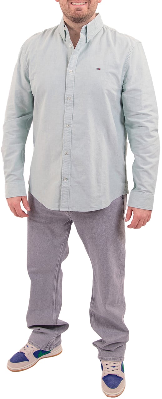 Tommy Jeans Tommy Jeans Reg Oxford Shirt Ext Groen