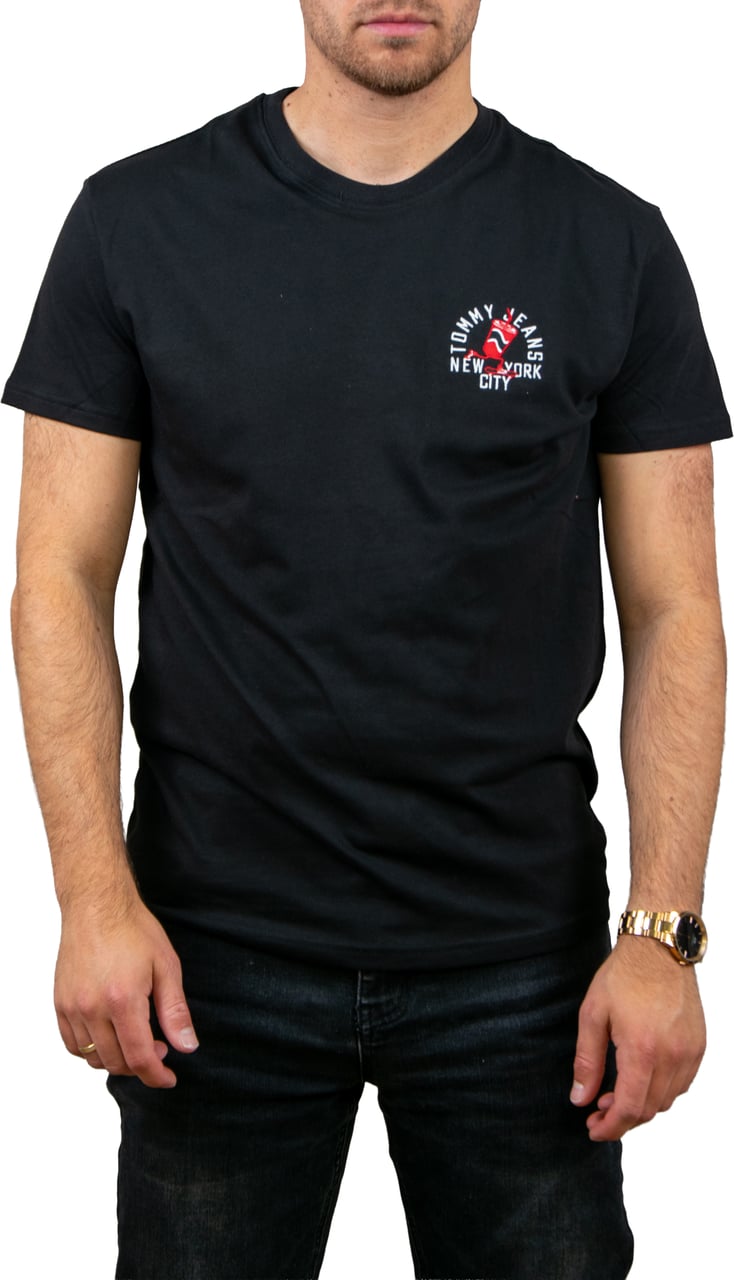Tommy Jeans Tommy Jeans TJM Reg Small Motif Tee Ext Zwart