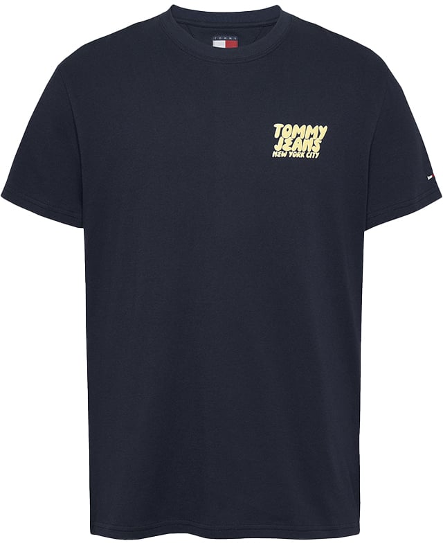 Tommy Jeans Tommy Jeans Reg Bubble Back SS Tee Blauw