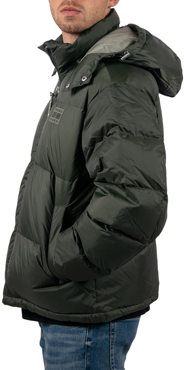Tommy Jeans Alaska Down Puffer EXT Groen
