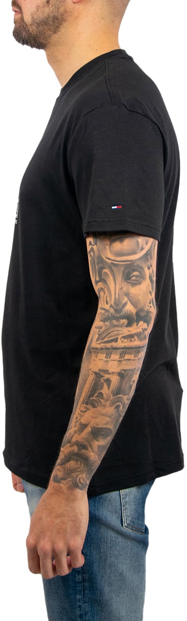 Tommy Jeans Tommy Jeans Reg Center Flag SS Tee Zwart