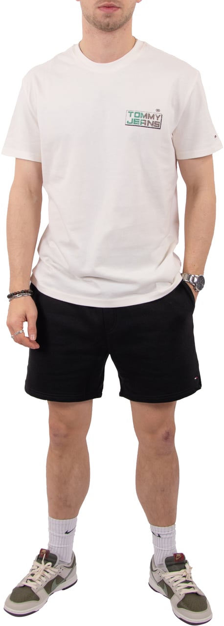 Tommy Jeans Tommy Jeans Reg TJ Gym Block SS Tee Ext Wit