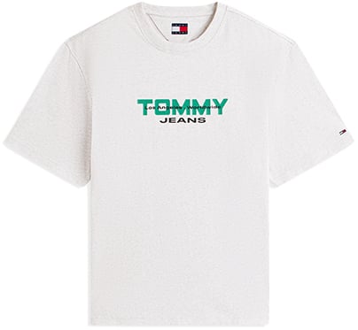 Tommy Jeans Tommy Jeans 90S TJ Block SS Tee Grijs