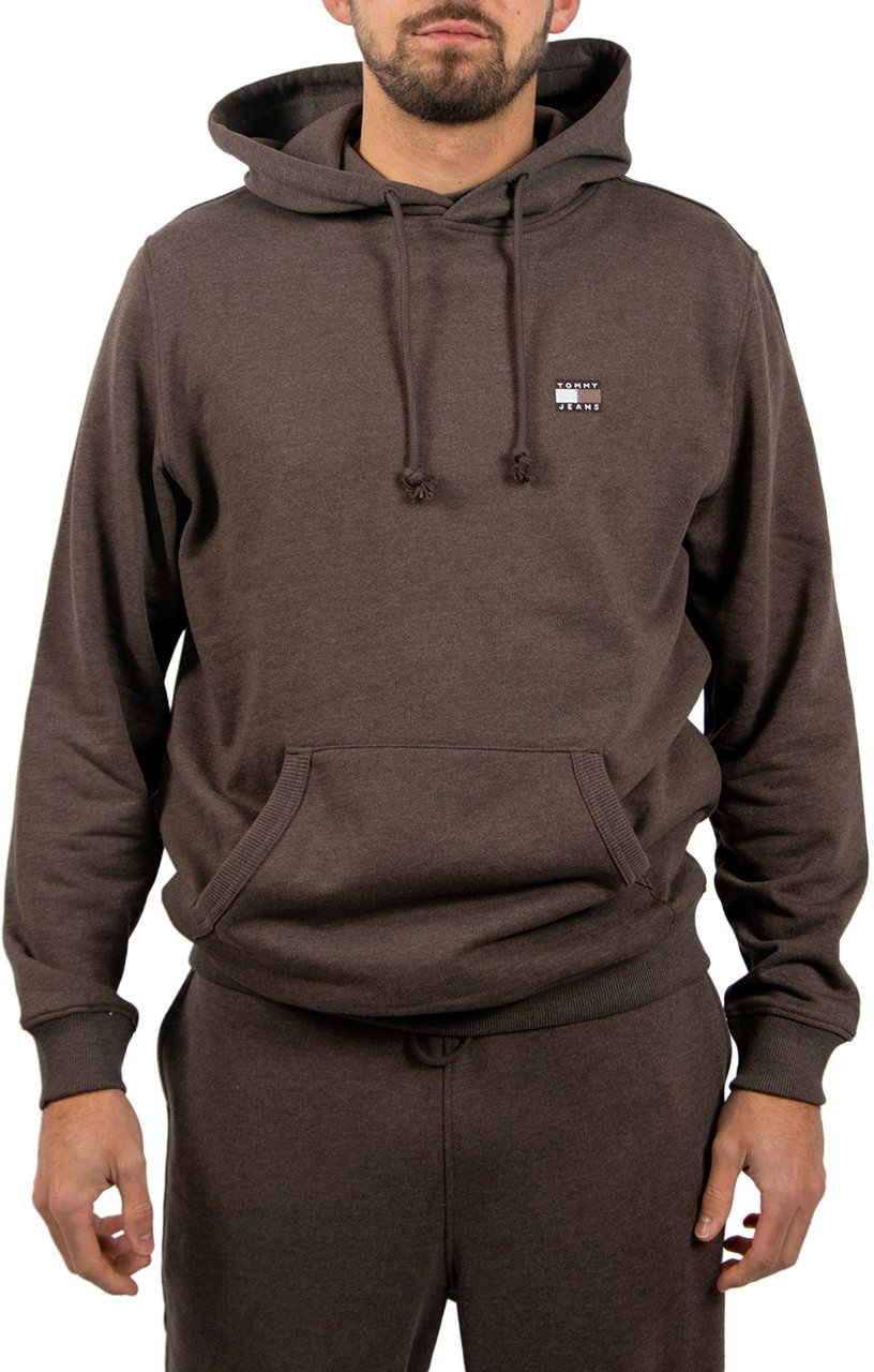Tommy Jeans Tommy Jeans Reg Badge Hoodie Ext Bruin