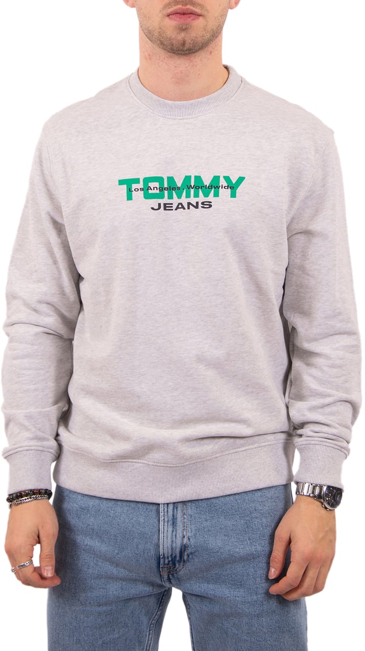 Tommy Jeans Tommy Jeans Reg Ess Dna Crew Ext Grijs