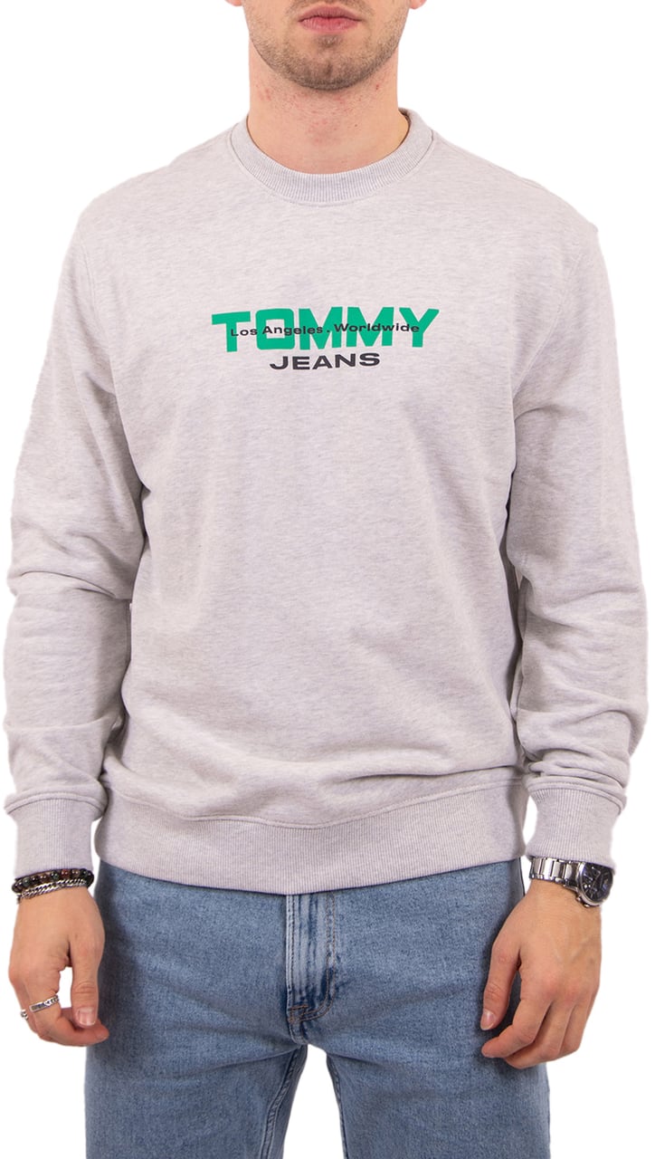 Tommy Jeans Reg Ess Dna Crew Ext Grijs