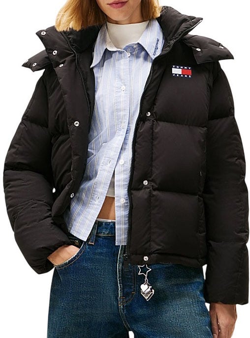 Tommy Jeans Coat Zwart