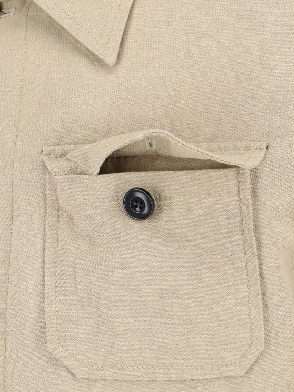 Tonywack Minimalistic Beige Jacket With High Collar And Zipper Closure Neutraal