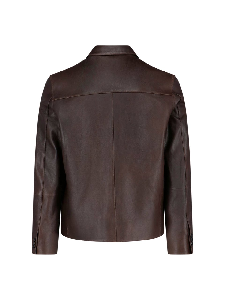 Tonywack Structured Brown Jacket With Refined Finish Bruin