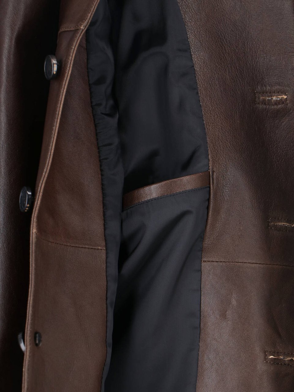 Tonywack Structured Brown Jacket With Refined Finish Bruin
