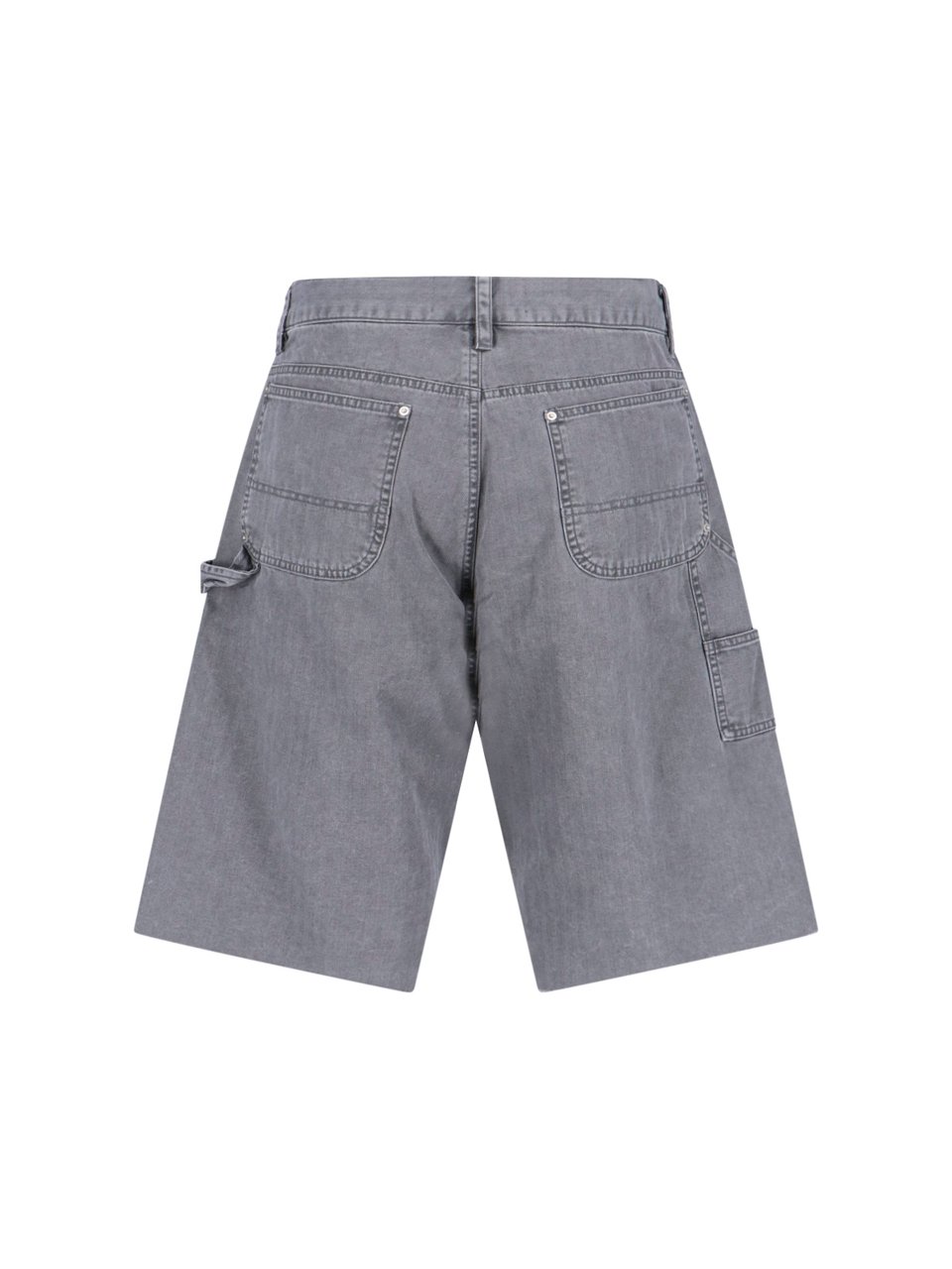 Tonywack Straight-Leg Cargo Shorts And Zip Fly Closure Grijs
