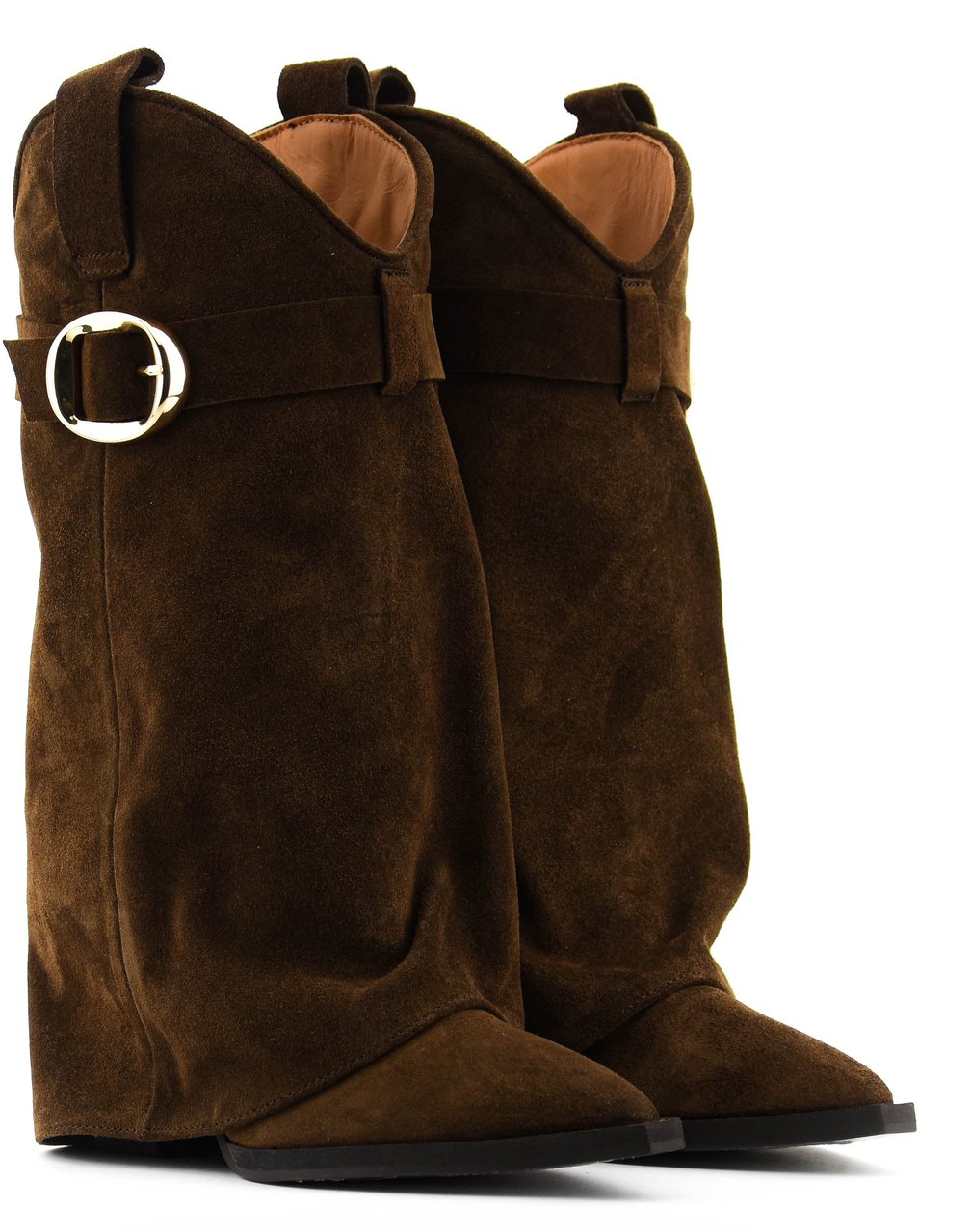 Toral Folk Boot Brown Suede Bruin