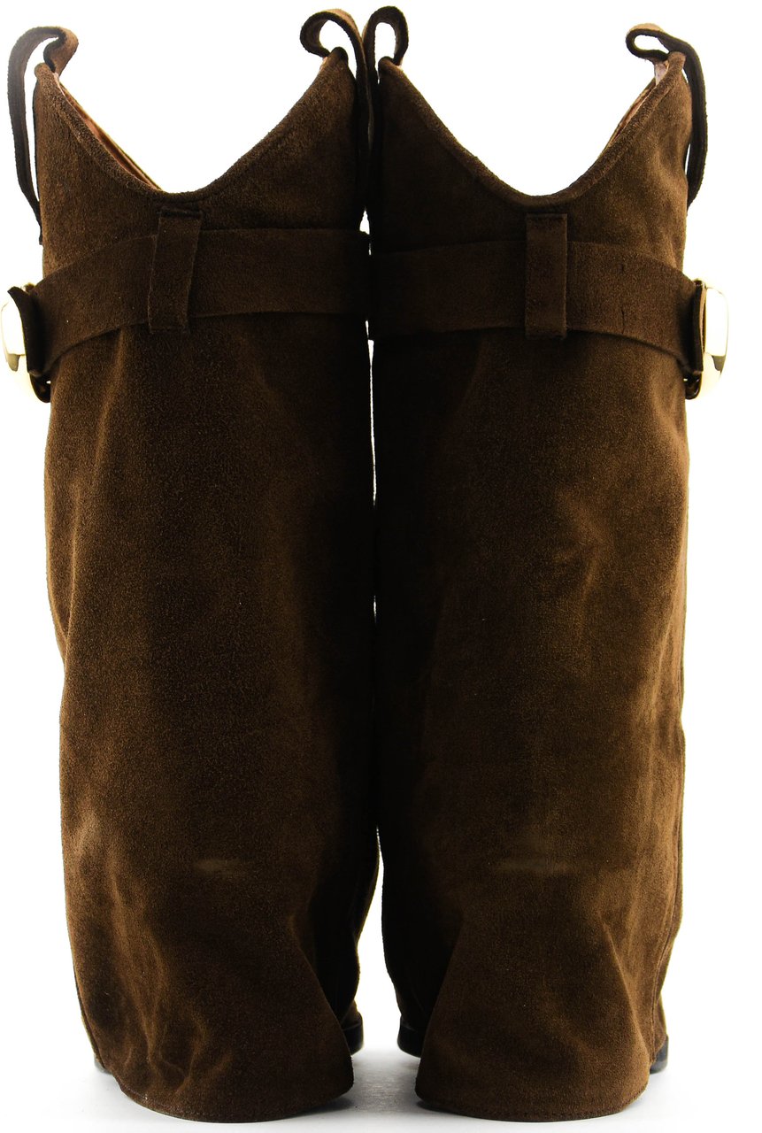 Toral Folk Boot Brown Suede Bruin