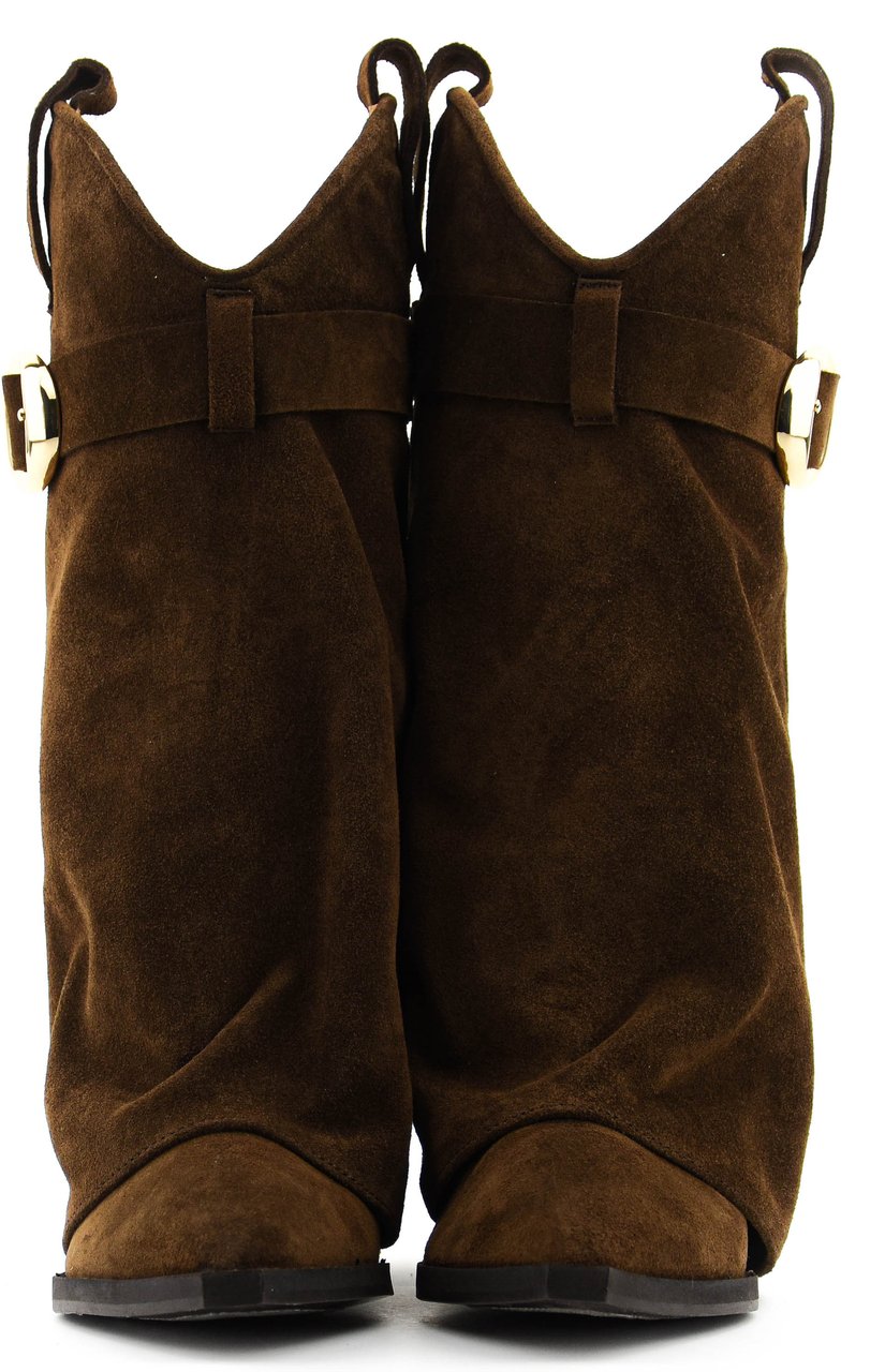 Toral Folk Boot Brown Suede Bruin