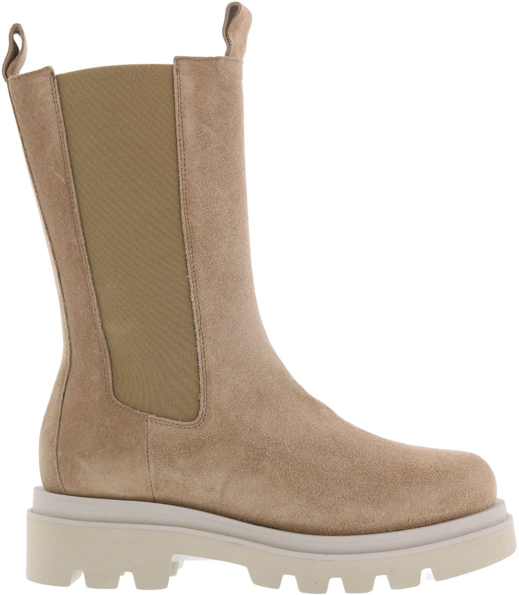 Toral Dames Bloque Beige High Chelsea enkellaarsjes Beige