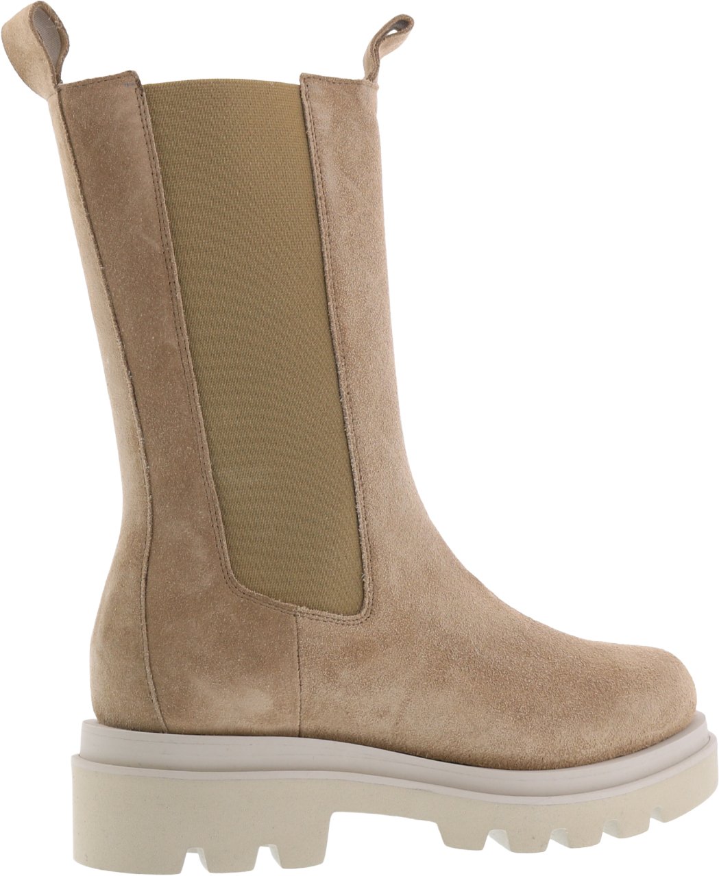 Toral Dames Bloque Beige High Chelsea enkellaarsjes Beige