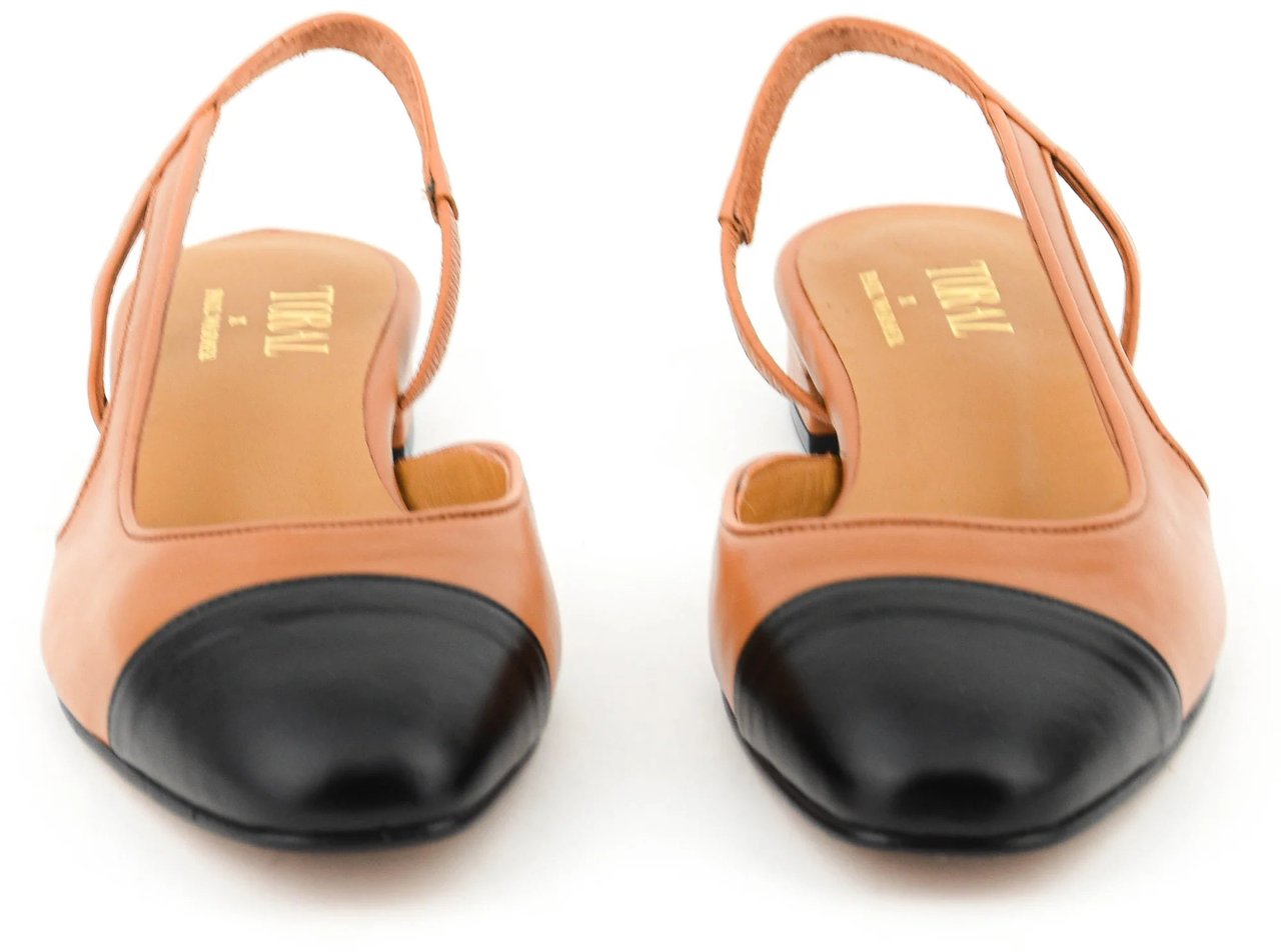 Toral X Pw Manhattan Ballerina Black Camel Beige