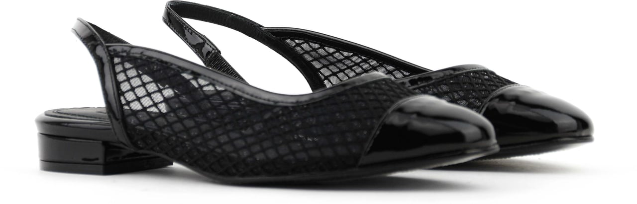 Toral Manhattan Ballerina Mesh Black Zwart