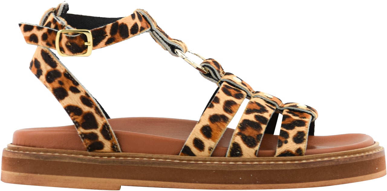 Toral Naxos Pony Sandal Bruin