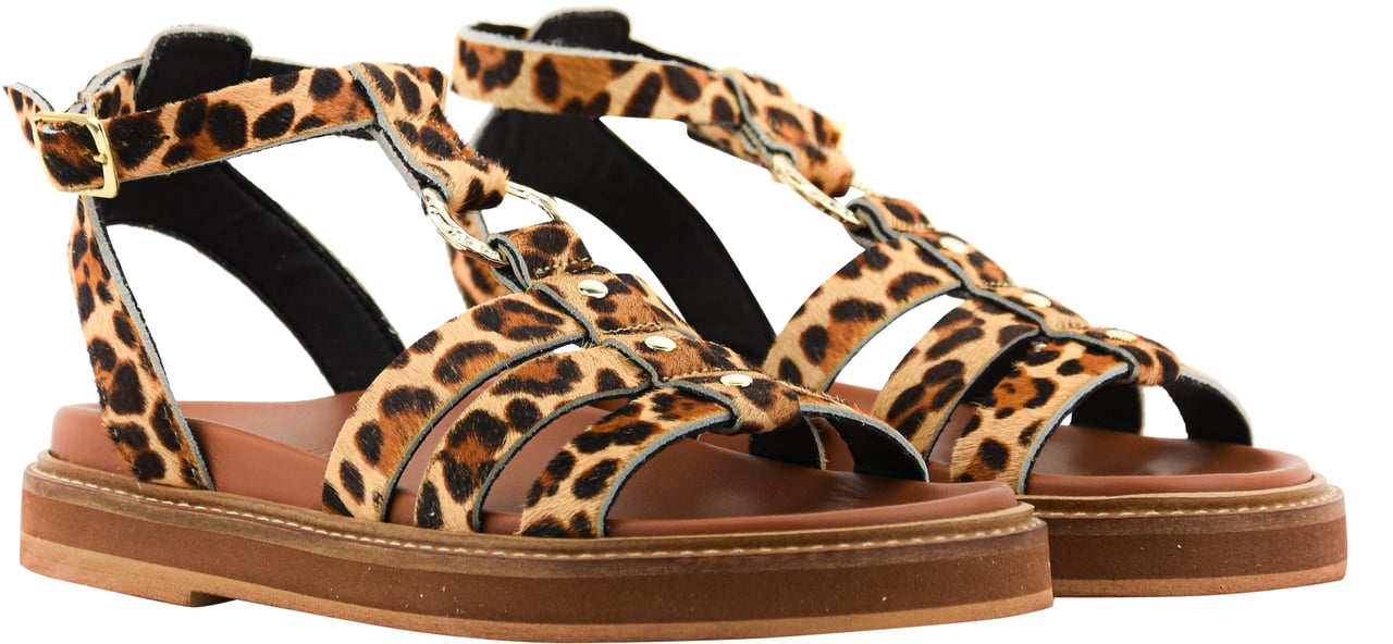 Toral Naxos Pony Sandal Bruin