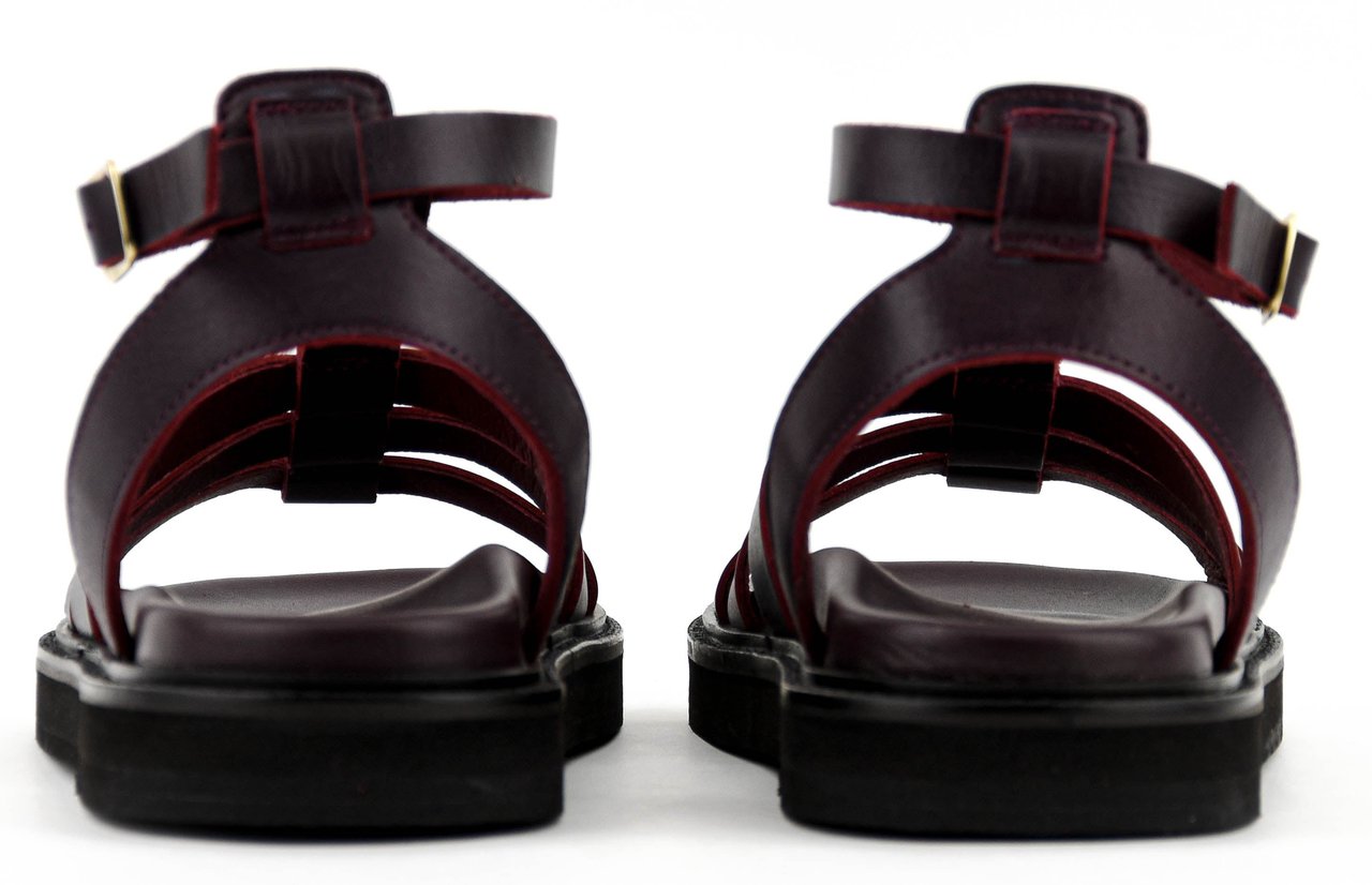 Toral Naxos Sandal Burgundy Rood