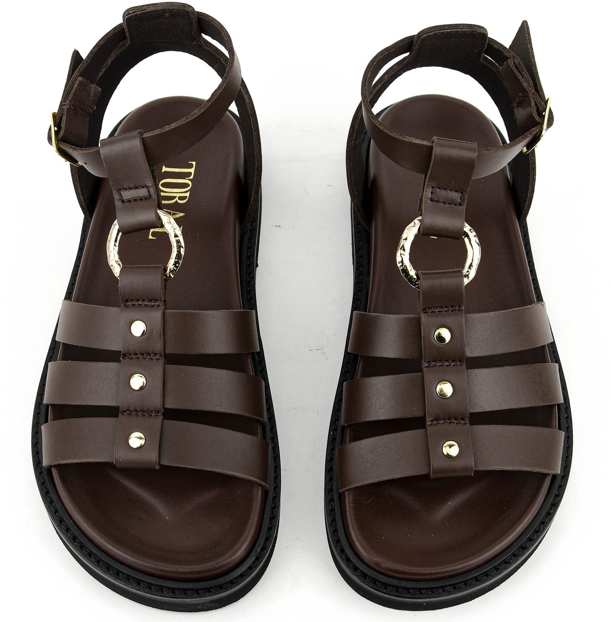 Toral Naxos Sandal Coffee Bruin