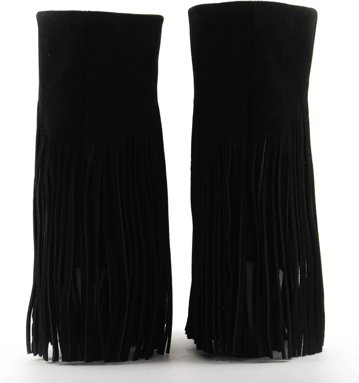 Toral Donna Basket Suede Fringe Boot Black Zwart