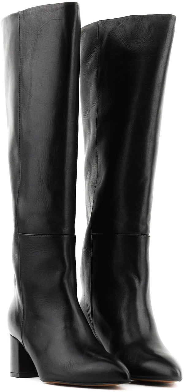 Toral Long Boot Extra Wide Black Zwart