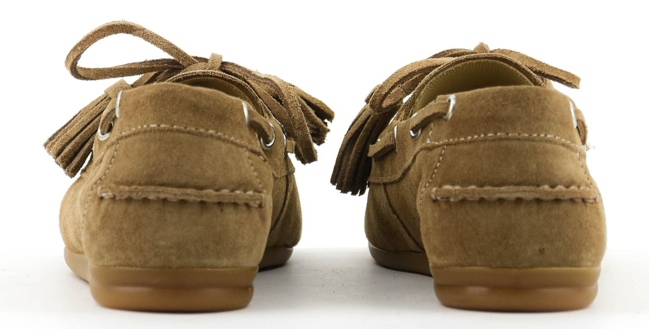 Toral Shima Boat Shoe Beige Beige