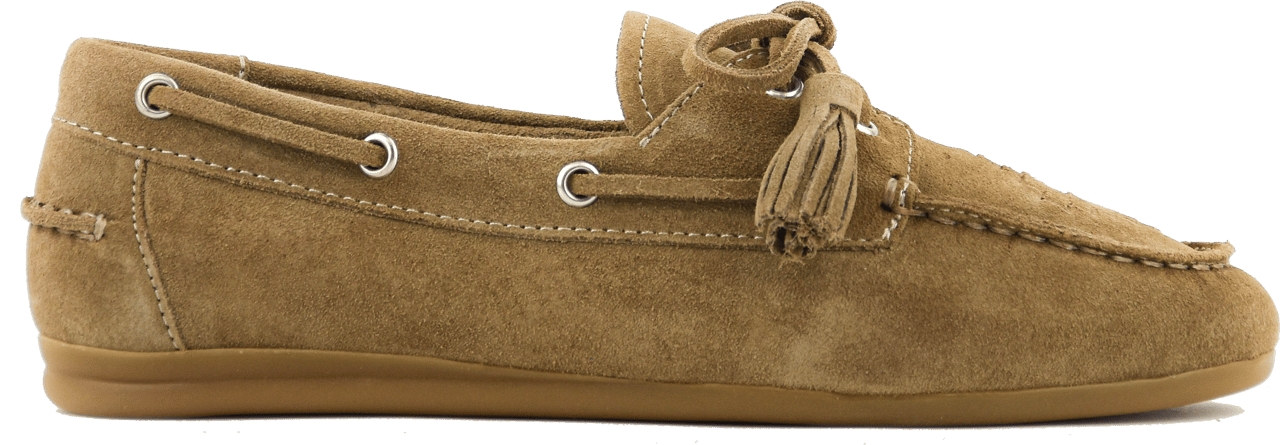 Toral Shima Boat Shoe Beige Beige