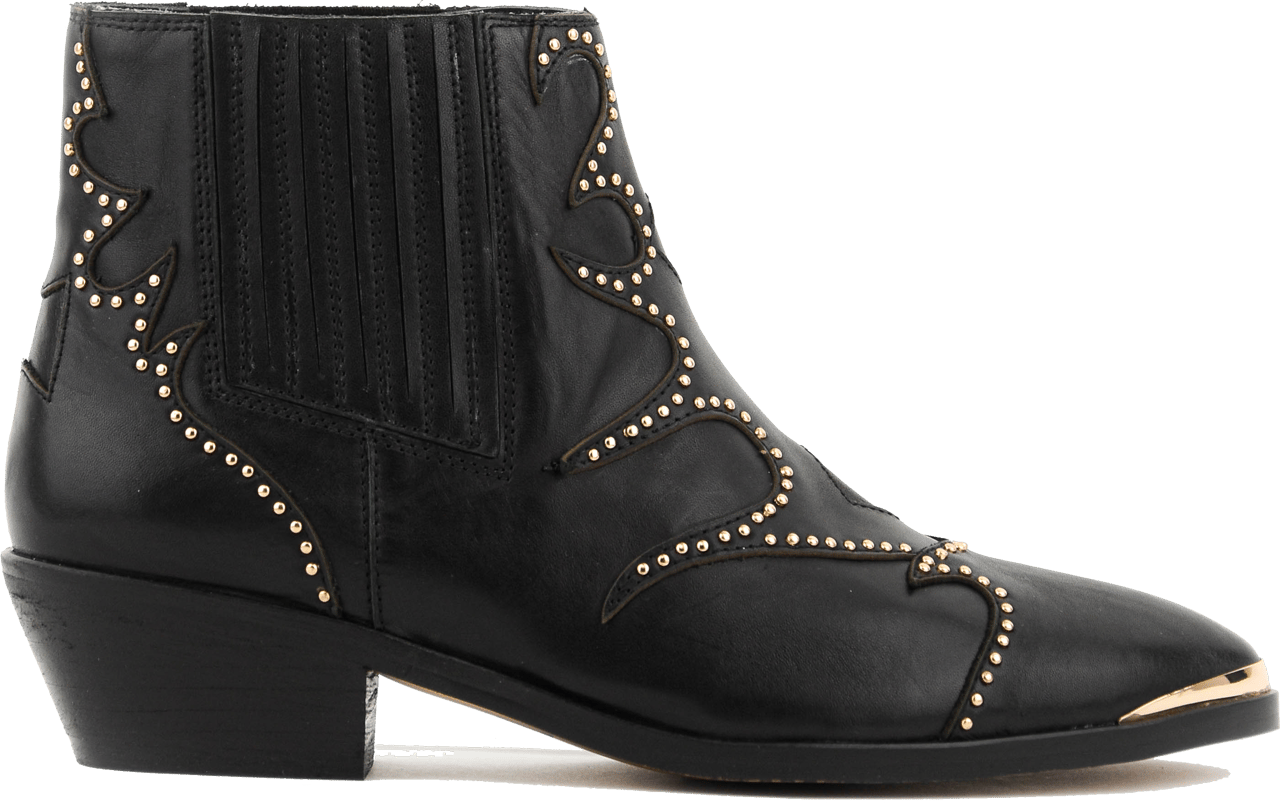 Toral Sonia Studs Bootie Black Zwart