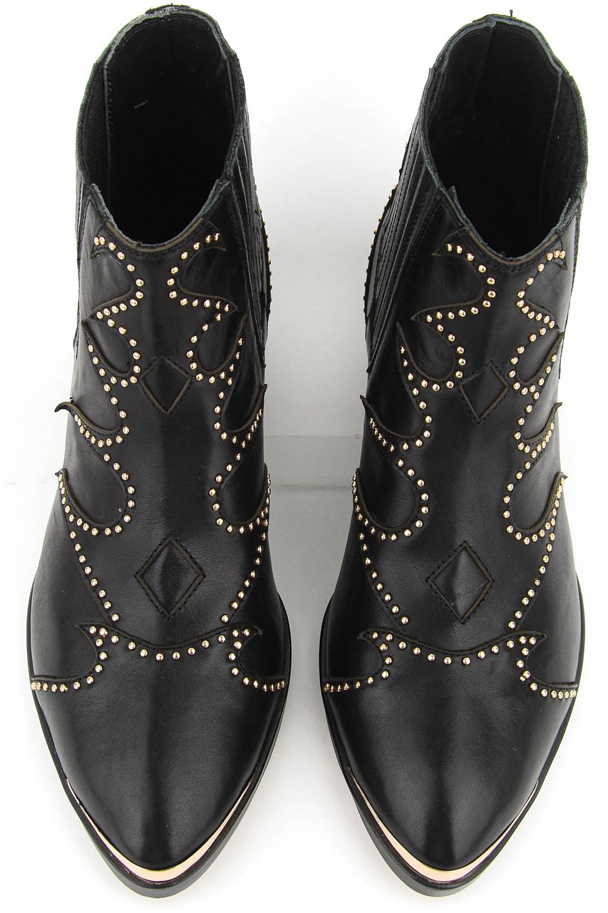 Toral Sonia Studs Bootie Black Zwart
