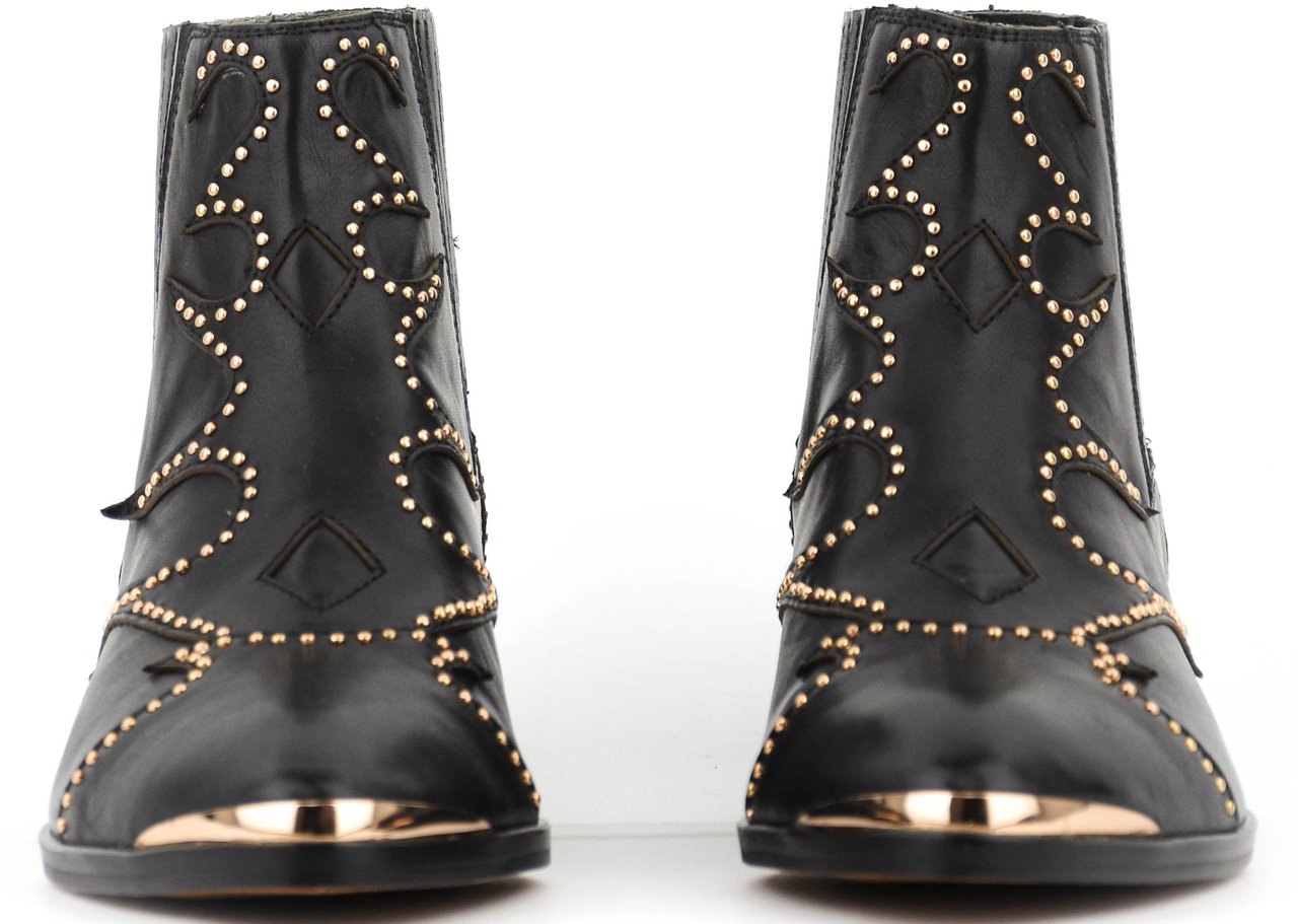 Toral Sonia Studs Bootie Black Zwart
