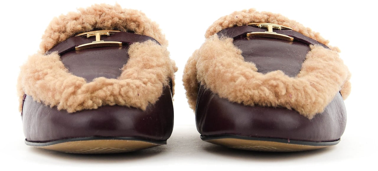 Toral Daphne Mules Burgundy Rood