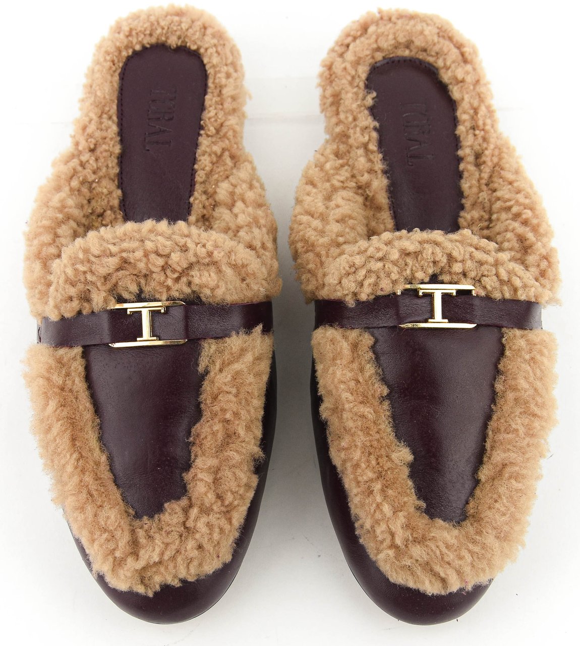 Toral Daphne Mules Burgundy Rood
