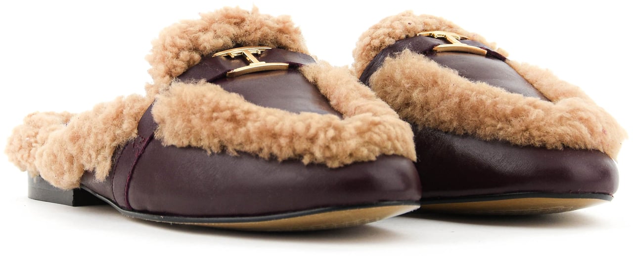 Toral Daphne Mules Burgundy Rood