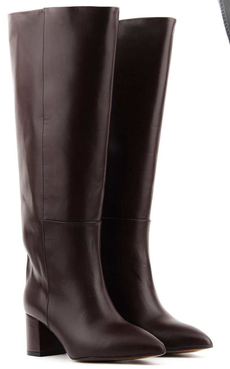 Toral Long Boot Extra Wide Bordeaux Rood