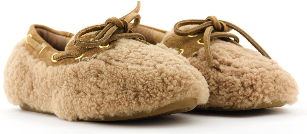 Toral Neige Moccasin Fur Beige Beige