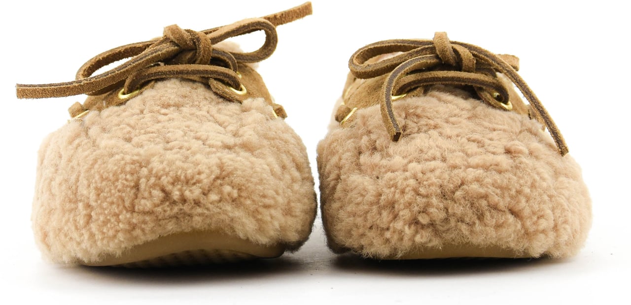 Toral Neige Moccasin Fur Beige Beige