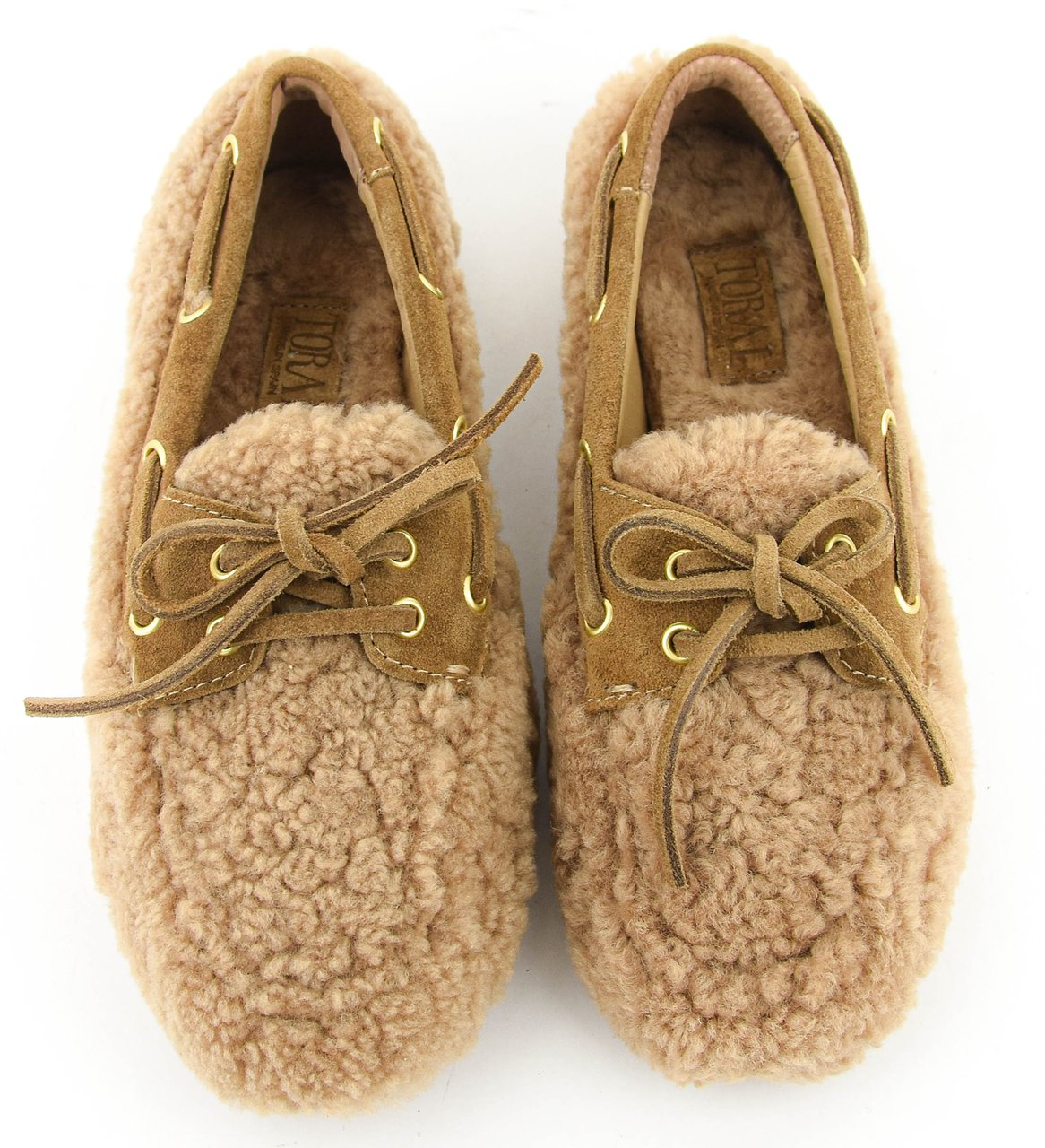 Toral Neige Moccasin Fur Beige Beige